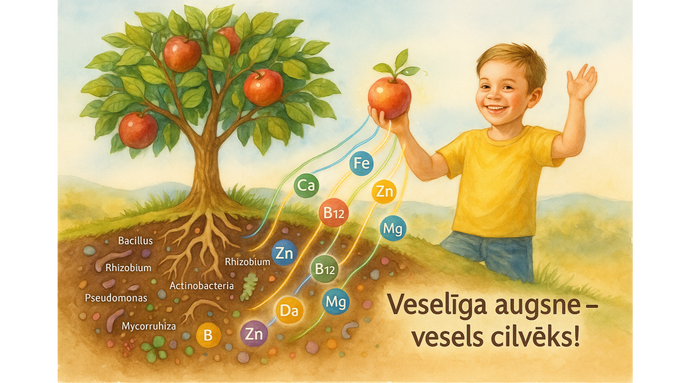 Kāpēc mikroorganismi ir atslēga veselīgai augsnei, augiem un cilvēkam